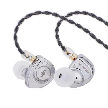 Imagem de Fones de ouvido intra-auriculares Linsoul SIMGOT EW200 com diafragma d