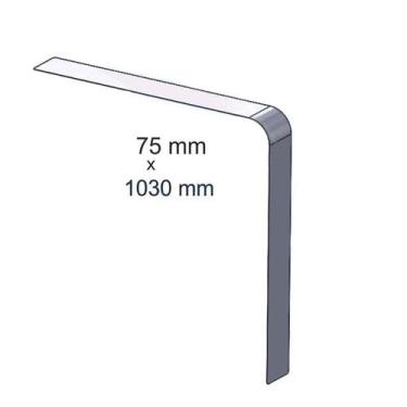 Imagem de Aplique Cinta Tanque 75x1030 Para Scania - Espelhado - Venka