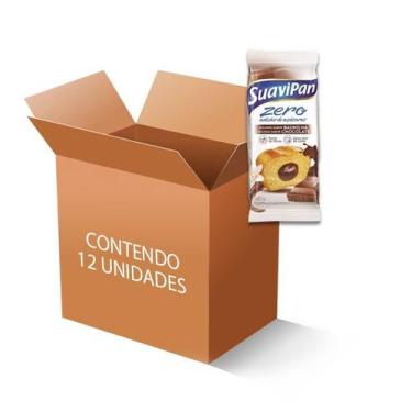 Imagem de Bolinho Suavipan  Zero Açúcar Baunilha Recheado Com Chocolate, Contend