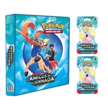 Imagem de Álbum Pasta Fichário Pokemon Escarlate e Violeta Amigos de Jornada com