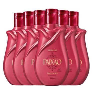 Imagem de kit Loção Hidratante Paixão Tentadora 200ml - 6 Unidades