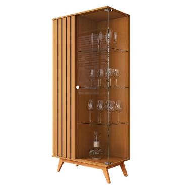 Imagem de Cristaleira Ripada Com 2 Porta Nantes Nature