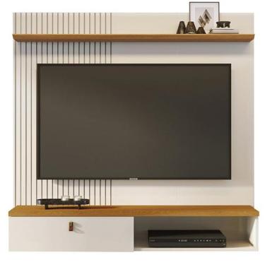 Imagem de Painel Suspenso Tv 55 Pol 1P 141 cm Iris Cinamomo Off White MADETEC, C