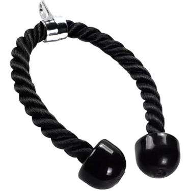 Imagem de Corda Tríceps 70cm para Academia – Acessório para Estação de Musculação, Cabo de Nylon Reforçado com Ponteiras de Borracha