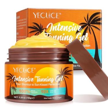 Imagem de Ruduwu Creme Bronzeador Marrom 5,25 Fl Oz, Gel Intensivo, Intensificador De Bronzeado Instantâneo Com Brilho Adicional - Acelerador, Luxo Intensivo Suave Para Bronzeadores E Ao Ar Livre