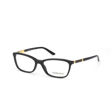 Imagem de Armação Óculos De Grau Feminino Versace Mod.3186 Gb1 54