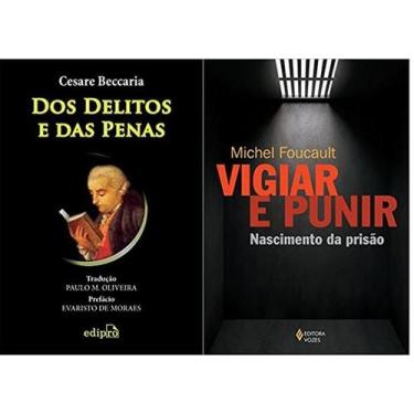 Imagem de KIT 2 LIVROS Dos Delitos e das Penas + VIGIAR E PUNIR