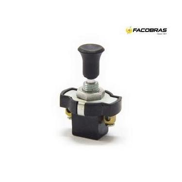 Imagem de Interruptor Liga e Desliga 1 Puxada Parafuso Universal - FACOBRAS