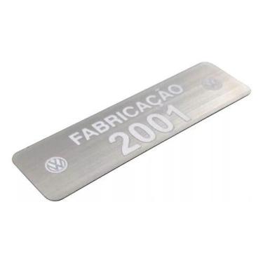 Imagem de Adesivo Etiqueta Ano Fabricação Compatível Volkswagen 2001 - SPTS
