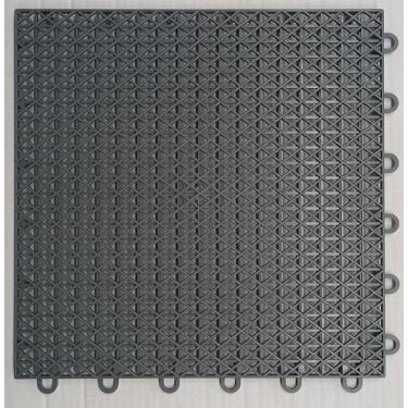 Imagem de Estrado Modular Plástico Kit 22 peças na cor cinza, tamanho da peça 30