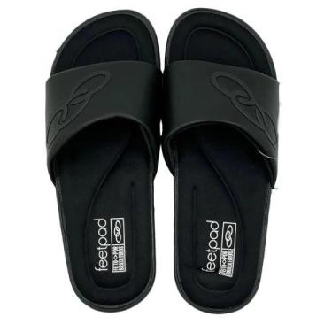 Imagem de Chinelo Olympikus Patmos, 39/40, Preto