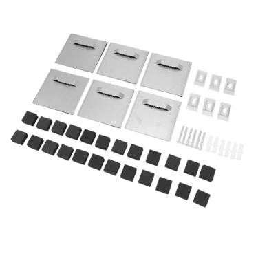 Imagem de Aqur2020 6 Defina o Gancho da Moldura de Foto, 3,15 X 3,15 Polegadas de Parede de Parede Quadro de Imagem Pendurada Espelho de Clipe para Pendurar Obras de Arte Espelhos