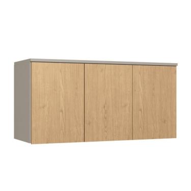 Imagem de Guarda-roupa Modulo Aéreo 3 Portas Elegance Níquel/angelin