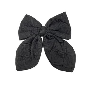 Imagem de Broche de laço elegante, extra grande, broches grandes, alfinetes de lapela para mulheres delicados e grandes enrugados para vestidos terno festa de casamento banquete vestido terno roupas acessórios