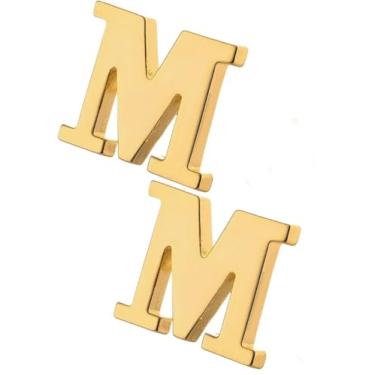 Imagem de Broches de terno de ouro e prata de ouro e prata para homens e mulheres com botões de metal, 1.4cm/1.2cm, Liga de aço, Sem Pedra Preciosa