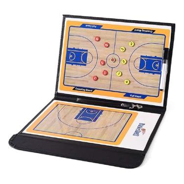Imagem de Kit Prancheta Quadro Tática Magnética Para Campo De Futebol (Basquetebol, única)
