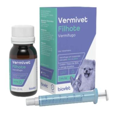 Imagem de Vermivet para Filhotes Frasco em 20ml - BIOVET