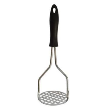 Imagem de Amassador Espremedor de Batatas Premium, Aço Inoxidável, Cabo Ergonômico Plástico, 24,8cm, Felix Magazine