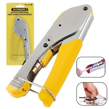 Imagem de Alicate Crimpar Compressão Cabo Coaxial Rg6 Rg59 Antena