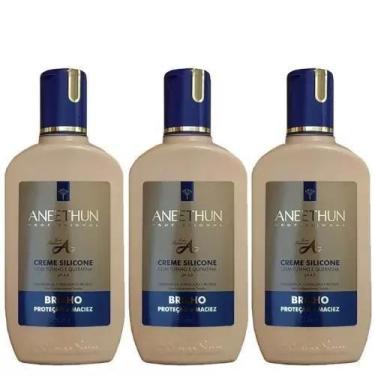 Imagem de Aneethun Kit Creme De Silicone Linha A Tutano e Queratina -250ml - 3 U