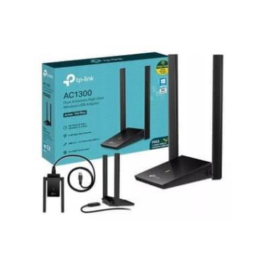 Imagem de Adaptador Wifi Tp-link T4u Plus Ac1300 2 Antenas