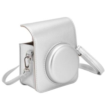 Imagem de Generic Caixa de Proteção contra Câmera Instantânea, PU Provo Scratch Prooft Rain Ajuste Removable Strap Instant Camera Case para Viagem (Prata)