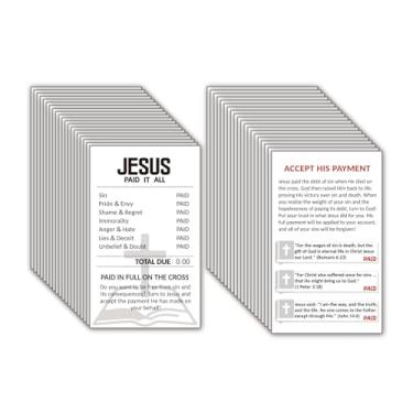 Imagem de Bawusou 200 cartões de oração folhetos evangélicos inspiram bolso versículo da Bíblia Sagrada cartões de salvação suprimentos de igreja