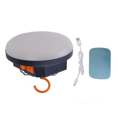 Imagem de LED Lanterna de acampamento recarregável Luz de emergência portátil Ultra Bright 800lm 4800mAh Bateria à prova d'água com ímã de gancho para atividades ao ar livre para caminhadas