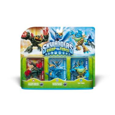Imagem de Skylanders SWAP Force Triple Character Pack: Hyper Beam Prism Break, Horn Blast Whirlwind, Rip Tide