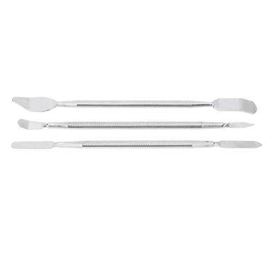 Imagem de Metal Spudger Conjunto de barras de barra de aço inoxidável Ferramentas de barra com alça sem deslizamento para reparo eletrônico e desmontagem de eletrodomésticos 3pcs kit