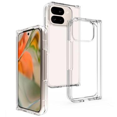 Imagem de Osophter Capa dobrável para Pixel 10-Pro: capa protetora transparente transparente [anti-amarelo] [antiarranhões] para Google Pixel 10 Pro Fold - transparente
