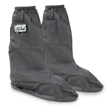 Imagem de Polaina Bota Galocha Impermeavel Motoqueiro Moto Solado Chuva Preto Tamanho:l