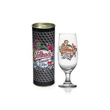 Imagem de Taça Floripa 300ml Afilhado do Coração Com Tubete Artebel