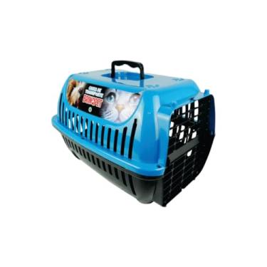 Imagem de Caixa De Transporte Para Cachorro E Gatos Pet Nº 3 Brinqpet Cor Azul
