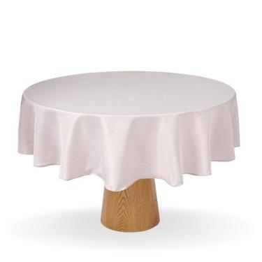 Imagem de Toalha De Mesa Copa E Cia Versatile Elinor Redonda 6 Lugares- 180 Cm Natural