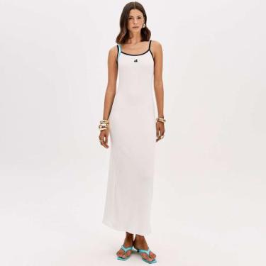 Imagem de Vestido Super Mid Lança Perfume Fris Pr26 Off White Feminino, M