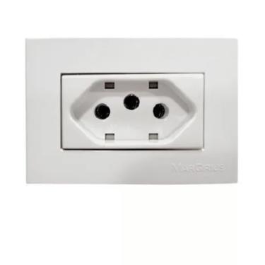 Imagem de Tomada P/ Moveis Margirius 2p T Branca 20a 250v Nbr 14136