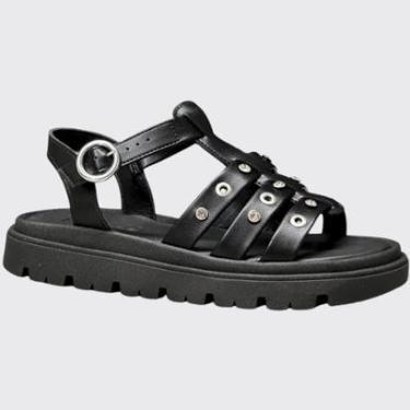 Imagem de Sandália Slide Feminina Flatform Papete Tiras Moleca 5504.115.9569-Feminino