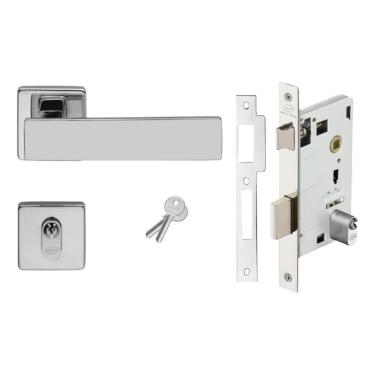 Imagem de Fechadura Imab Externa Metro Light Cromo Acetinado