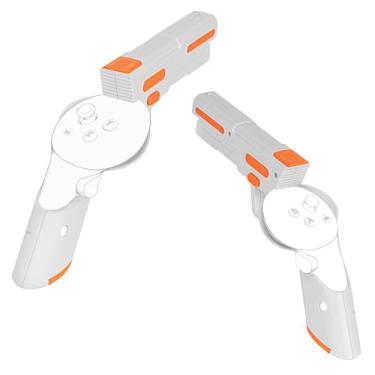 Imagem de Geekria VR Game Gun Controller Cover Compatible with Meta Quest 3, Enhanced FPS Games Reality Holding Feels, Hard Shell Anti Slip Handle Attachments (1 Pair)
