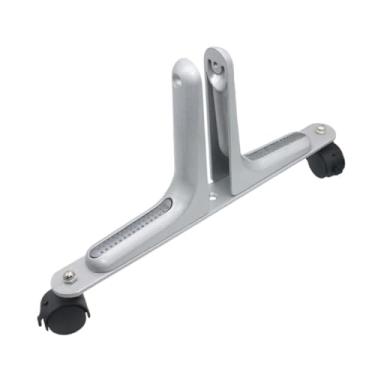 Imagem de IEUDNS Suporte de tela para divisória de ambiente, base de tela, protetor de escritório, decoração de substituição espessada para divisória de ambiente, base, Prata