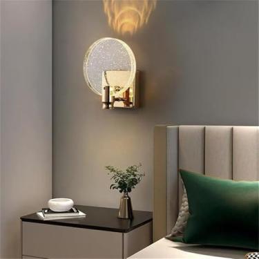 Imagem de Lâmpada De Parede LED Moderna De Cristal Luxo - Decoração De Arte Fashion Para Sala De Estar, Quarto, Villa, Hotel, Escadaria E Corredor (Estilo 36 D16CM)
