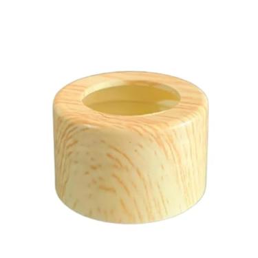 Imagem de Kit 02 Frascos De Vidro Cubo Transparente 100ml Com Tampa Para Aromatizador + Varetas + Pingente Decorativo(MADEIRA)