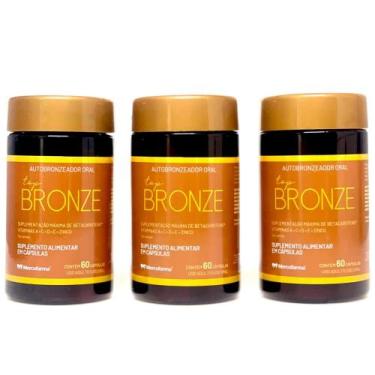 Imagem de Kit top bronze 180cáp autobronzeador oral - MERCOFARMA