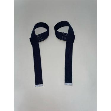 Imagem de Par Tala Straps Profissional 100 Algodão exercício funcional Musculaçã
