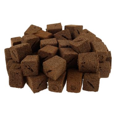 Imagem de KHZSPP 50 unidades de cápsulas hidropônicas quadradas, cápsulas para iniciantes de sementes de esponjas de cultivo rápido Rooter, esponjas de cultivo hidropônico, cápsulas de cultivo quadradas