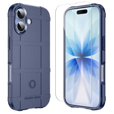 Imagem de LABILUS Capa protetora tática resistente ao desgaste resistente ao desgaste Rugged Shield de 2,4 m compatível com iPhone 17 (6,3 polegadas) - azul marinho