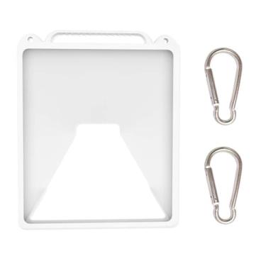 Imagem de Phefop Caixa de Silicone para Mini Antena, Caixa de Proteção Portátil à Prova Choque Com Aderência Confortável para Camping, Caminhada, Viagens Rodoviárias (Branco)