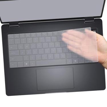 Imagem de Capa de teclado para laptop 2025 Dell Pro 14 PC14250/Dell Pro 14 Plus PB14250/Dell Pro 14 Max MC14250 de 14 polegadas (não serve para laptop Dell Pro 14 PA14250), teclado protetor dos EUA transparente