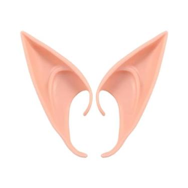 Imagem de Brincos femininos góticos fofos de fada orelhas de elfo acessórios Cos Photography ear cuff joias